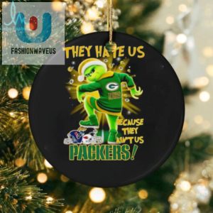 The Grinch They Hate Us Because They Aint Us Green Bay Packers Stomp On 2024 Shirt fashionwaveus 1 2