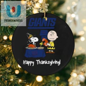 Peanuts New York Giants Football Happy Thanksgiving T Shirt fashionwaveus 1 2