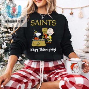 Peanuts New Orleans Saints Football Happy Thanksgiving T Shirt fashionwaveus 1 1