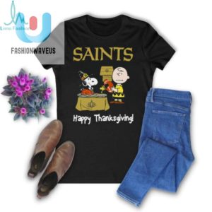 Peanuts New Orleans Saints Football Happy Thanksgiving T Shirt fashionwaveus 1 3