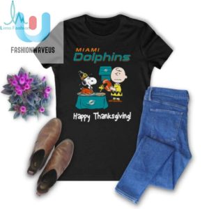 Peanuts Miami Dolphins Football Happy Thanksgiving T Shirt fashionwaveus 1 3