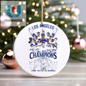 Los Angeles World Series Champions 2024 Signature Thank You For The Memories Shirt fashionwaveus 1 1