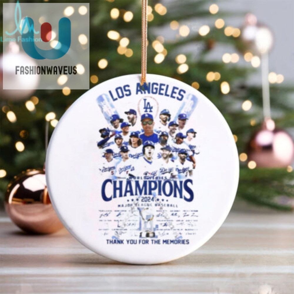 Los Angeles World Series Champions 2024 Signature Thank You For The Memories Shirt 