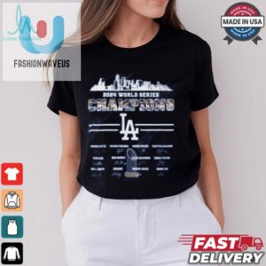 Los Angeles Dodgers 2024 World Series Champions T Shirt fashionwaveus 1 1