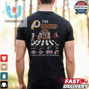 Washington Redskins 92Nd Anniversary Thank You For The Memories T Shirt fashionwaveus 1 2