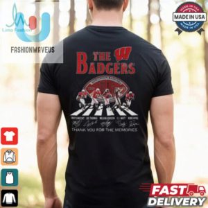 Wisconsin Badgers 135Th Anniversary 1889 2024 Thank You For The Memories T Shirt fashionwaveus 1 2