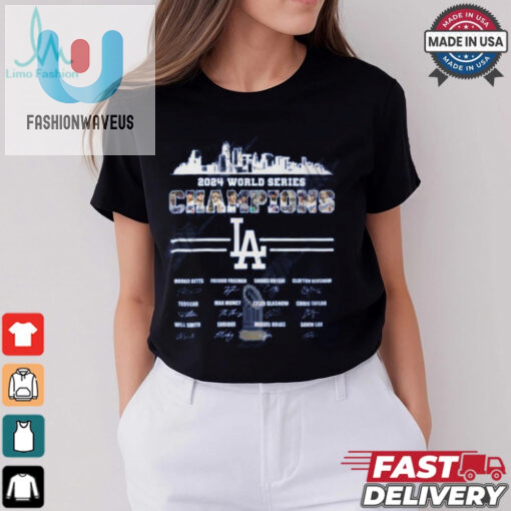 Los Angeles Dodgers 2024 World Series Champions T Shirt 