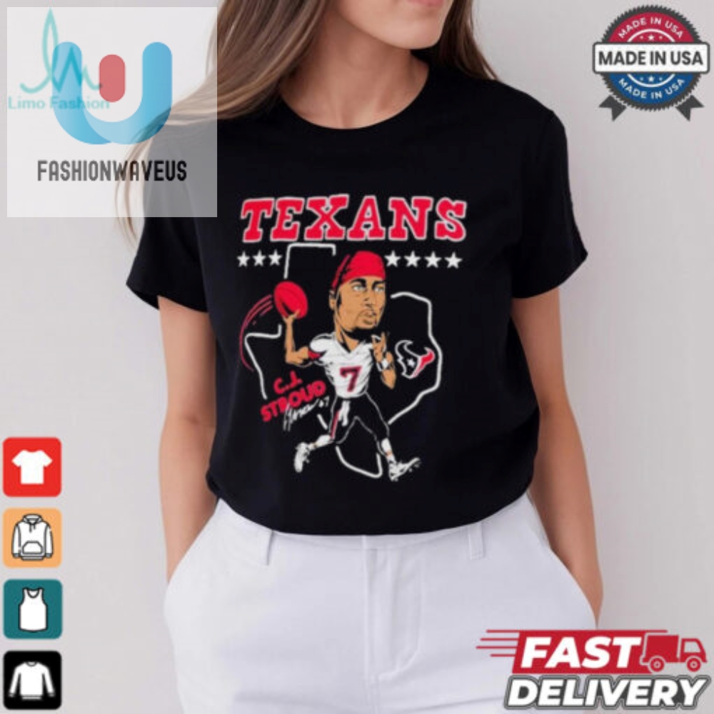 C.J. Stroud Houston Texans Homage Caricature Player Texas T Shirts 