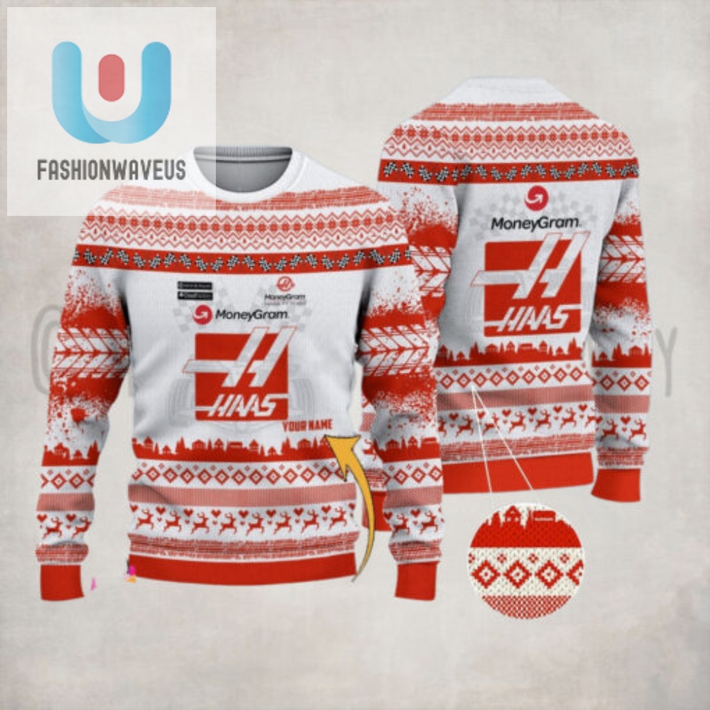 Haas F1 Team Purs1103 Ugly Sweater 