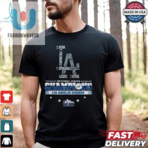 Los Angeles Dodgers 2024 Nlcs Champions La Pride Logo Name Shirt fashionwaveus 1 3