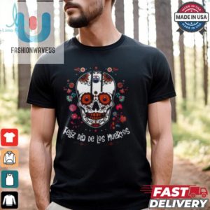 Edmonton Oilers Dia De Los Muertos T Shirt fashionwaveus 1 1