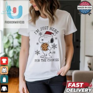 Snoopy Im Just Here For The Cookies Shirt fashionwaveus 1 1