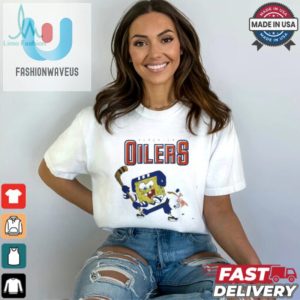 Edmonton Oilers Spongebob Hockey Shirt fashionwaveus 1 2