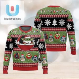 Baby Yoda Christmas Ugly Sweater Star Wars Characters Holiday Sweater fashionwaveus 1 1