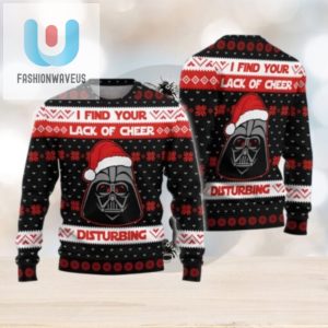 Christmas Darth Vader Sweater I Find Your Lack Of Cheer Disturbing Ugly Sweater fashionwaveus 1 1