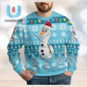 Olaf Ugly Christmas Sweater Disney Snowman Holiday Sweater fashionwaveus 1 1