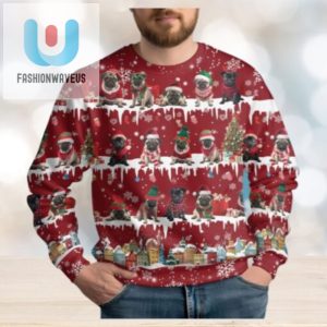 Pug Dog Ugly Christmas Sweater Pet Lover Xmas Sweater fashionwaveus 1 1