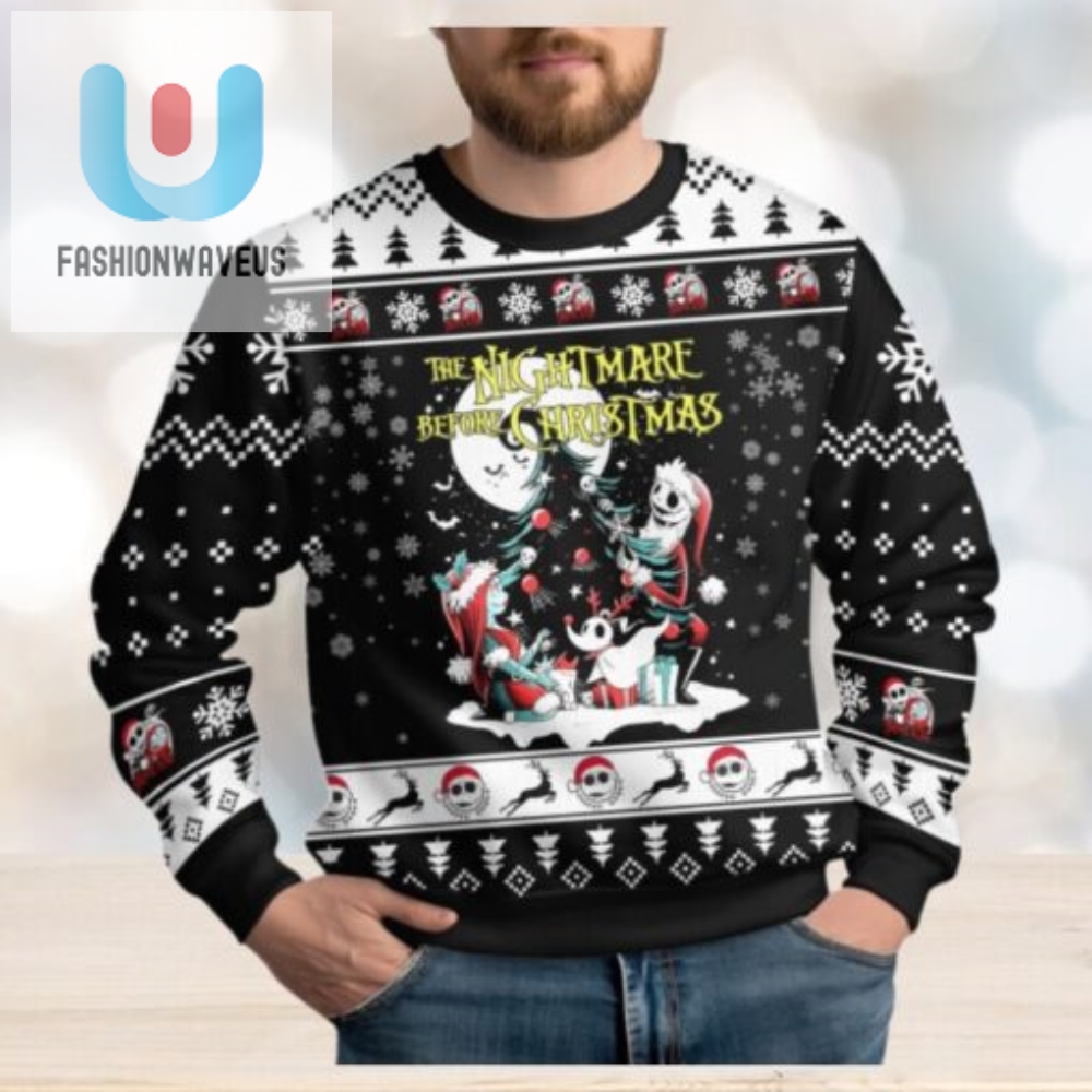 Christmas Jack And Sally Ugly Sweater 