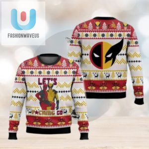 Christmas Deadpool Wolverine Ugly Sweater Deadpool And Wolverine Friends Christmas Sweater fashionwaveus 1 1