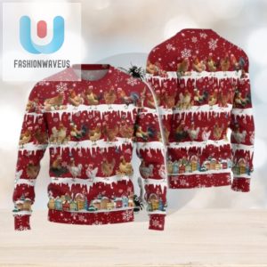 Christmas Chickens Ugly Sweater Farm Animal Sweater fashionwaveus 1 1