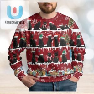 Black Cats Ugly Christmas Sweater fashionwaveus 1 1