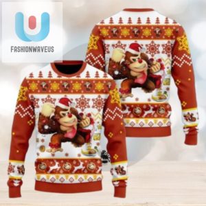 Christmas Donkey Kong Ugly Sweater Super Mario Xmas Sweater fashionwaveus 1 1