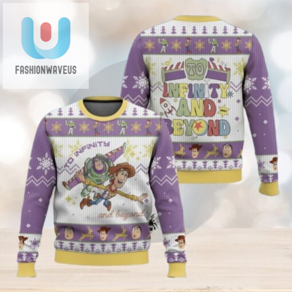 Buzz Lightyear And Woody Ugly Sweater Toy Story Christmas Sweater 