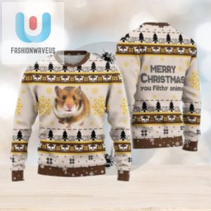 Christmas Hamster Ugly Sweater Merry Hamstermas Holiday Sweater fashionwaveus 1 1