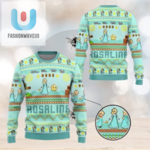 Rosalina Princess Ugly Sweater Mario Characters Holiday Sweater fashionwaveus 1 1