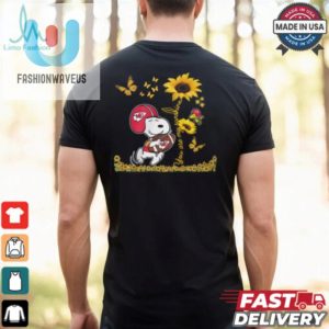 Snoppy And Woodstock Sunflower Kansas City Chiefs Shirt Recovered fashionwaveus 1 2