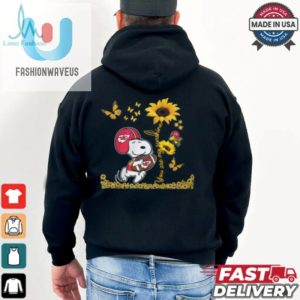 Snoppy And Woodstock Sunflower Kansas City Chiefs Shirt Recovered fashionwaveus 1 3