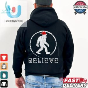 Christmas Bigfoot With Santa Hat T Shirt Recovered fashionwaveus 1 3