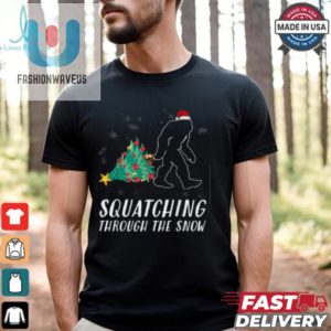 Sasquatch Christmas Shirt Funny Bigfoot Costume Xmas Gift T Shirt Recovered fashionwaveus 1 1