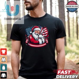 Patriotic Santa Claus Men Women Christmas Usa Flag Veteran T Shirt Recovered fashionwaveus 1 1