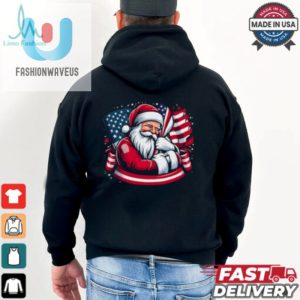 Patriotic Santa Claus Men Women Christmas Usa Flag Veteran T Shirt Recovered fashionwaveus 1 3