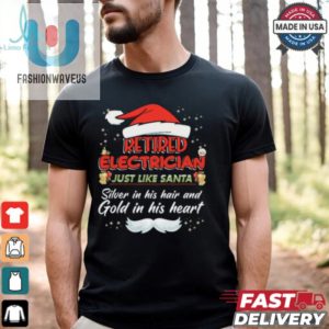 Retired Electrician Christmas Gift For Electrician Grandpa Electrician T Shirt Recovered fashionwaveus 1 1