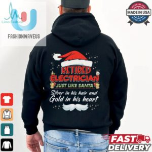 Retired Electrician Christmas Gift For Electrician Grandpa Electrician T Shirt Recovered fashionwaveus 1 3