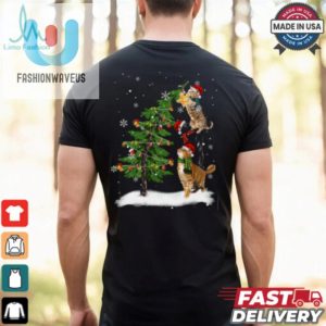 Cat Funny Xmas Tree Shirt Recovered fashionwaveus 1 2