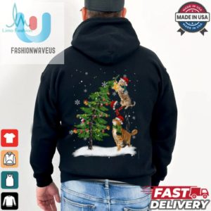 Cat Funny Xmas Tree Shirt Recovered fashionwaveus 1 3