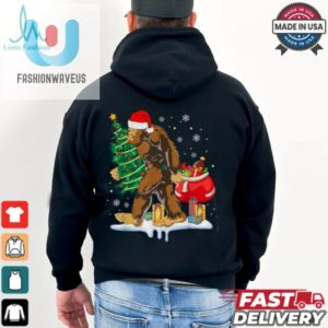 Bigfoot Christmas Tree Lights Xmas Sasquatch Lovers T Shirt Recovered fashionwaveus 1 3