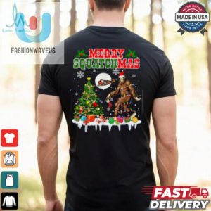 Merry Squatchmas Christmas Tree Santa Bigfoot Sasquatch T Shirt Recovered fashionwaveus 1 2