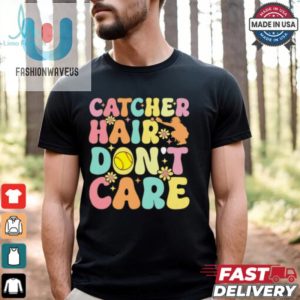 Catcher Hair Dont Care Softball Catcher Softball Player Softball T Shirt Recovered fashionwaveus 1 1