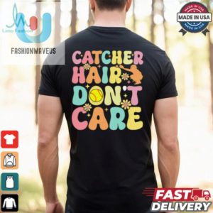 Catcher Hair Dont Care Softball Catcher Softball Player Softball T Shirt Recovered fashionwaveus 1 2