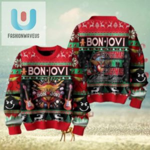 Bon Jovi Christmas Is Not Christmas Without You Chirstmas Gifts 2024 Xmas For Family And Friends Ugly Sweater fashionwaveus 1 1