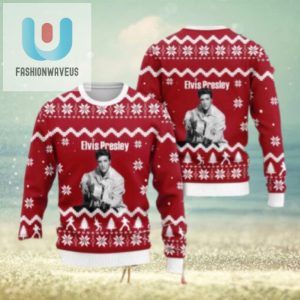 Elvis Presley Look Fit For A King Chirstmas Gifts 2024 Xmas For Family And Friends Ugly Sweater fashionwaveus 1 1