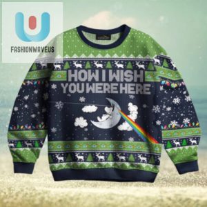 How I Wish You Were Here Snoopy Pink Floyd Ugly Christmas Sweater fashionwaveus 1 1