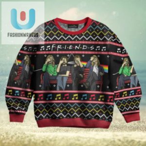 Facepalm Friends Music Notes Pink Floyd Ugly Christmas Sweater fashionwaveus 1 1