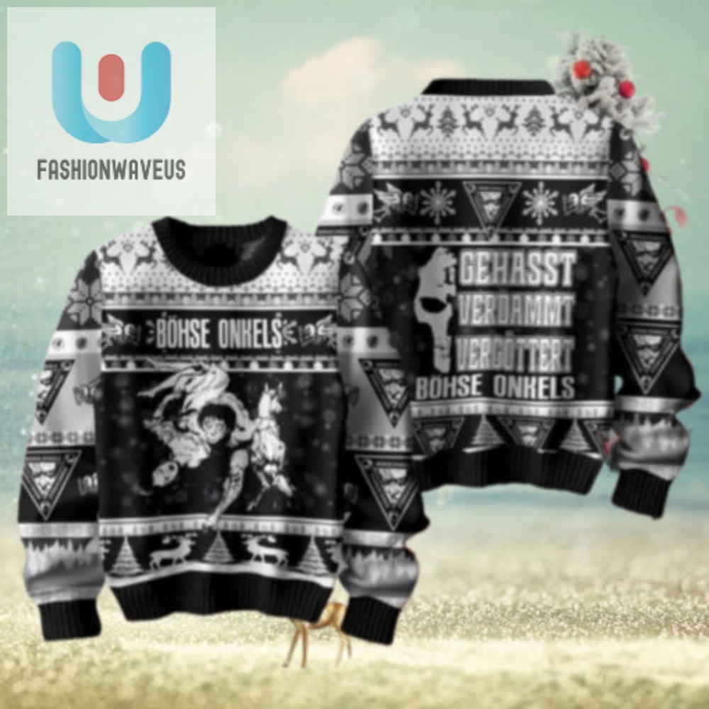 Bohse Onkels Gehasst Verdammt Vergottert Chirstmas Gifts 2024 Xmas For Family And Friends Ugly Sweater 