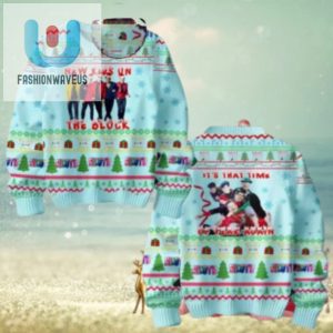 New Kids On The Block Its That Time Of Year Again Light Blue Chirstmas Gifts 2024 Xmas For Family And Friends Ugly Sweater fashionwaveus 1 1