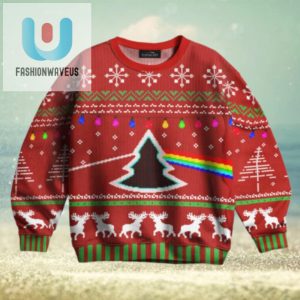 Dark Side Of Christmas Red Pink Floyd Ugly Christmas Sweater fashionwaveus 1 1